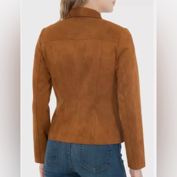 NWT!  Carina Faux Suede Drape Jacket (Cognac) × 1
LARGE / Whiskey - Picture 2 of 4